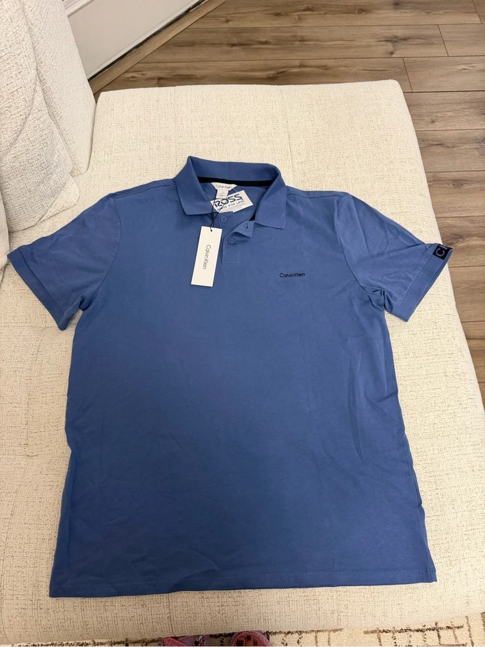 Calvin Klein Men’s Indigo Blue Polo Shirt